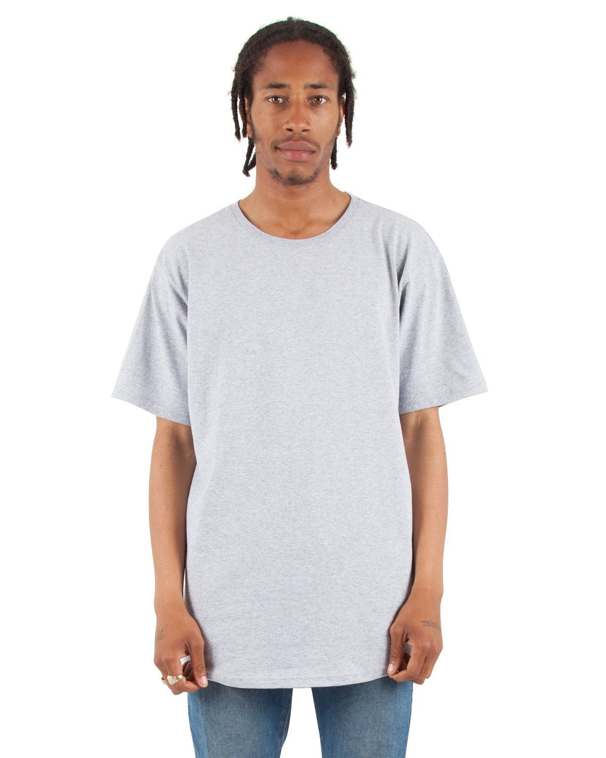 6.0 oz Curved Long Tee