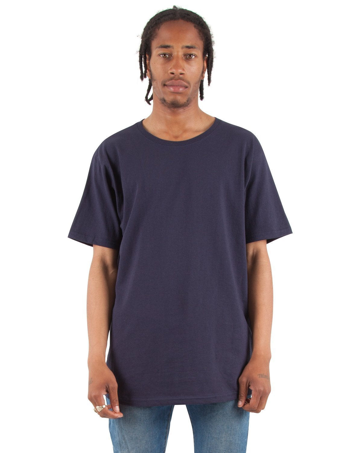 6.0 oz Curved Long Tee