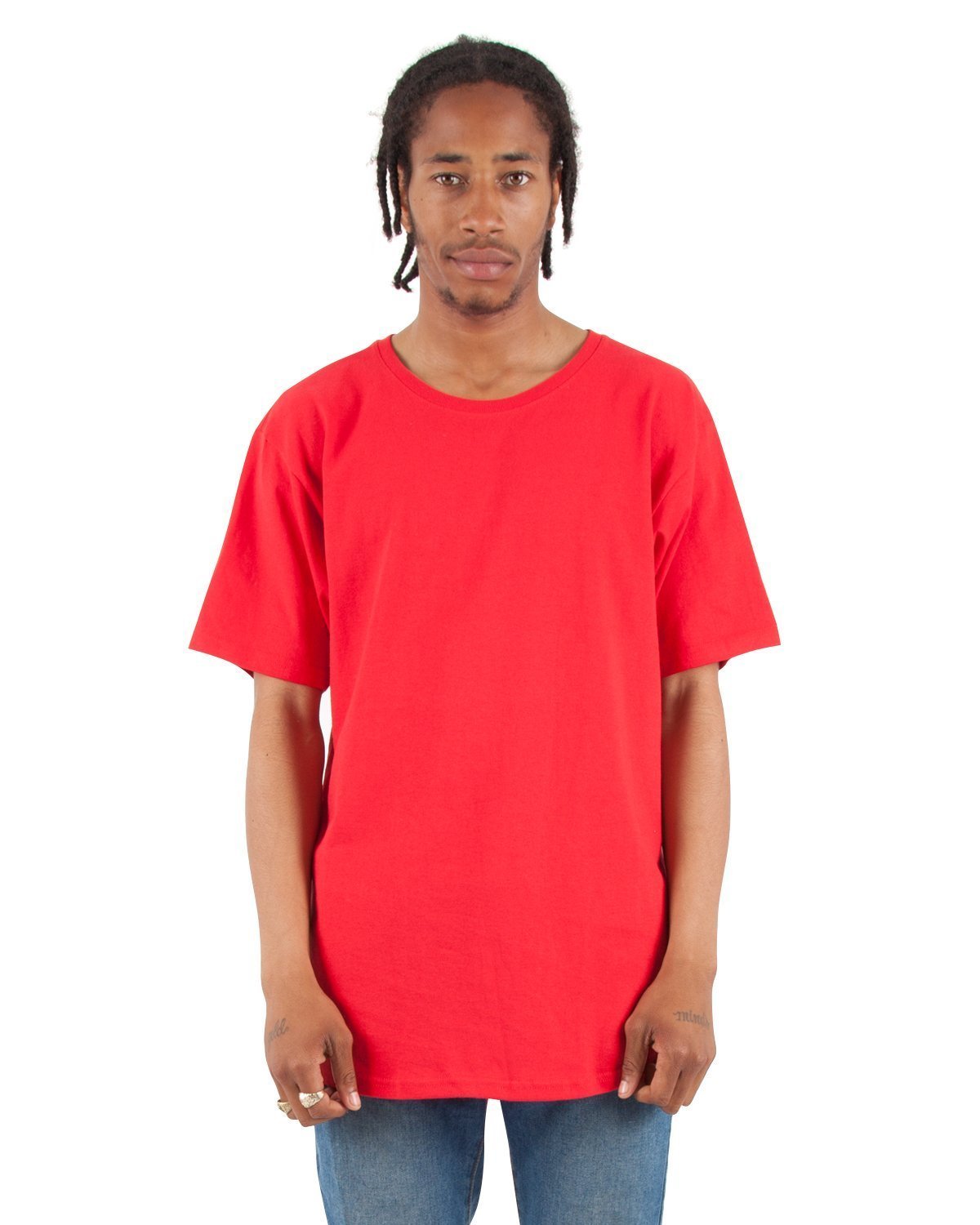 6.0 oz Curved Long Tee