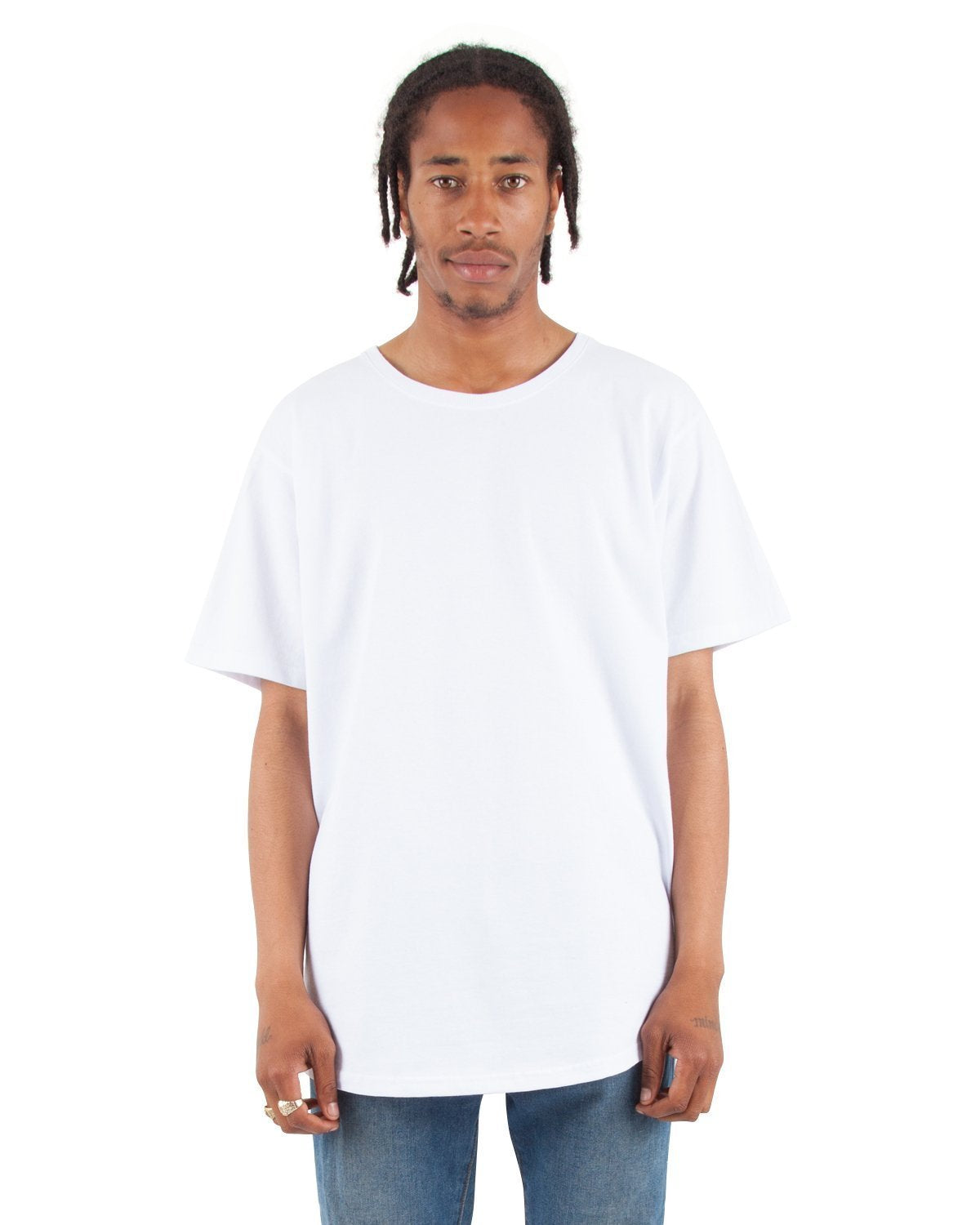 6.0 oz Curved Long Tee