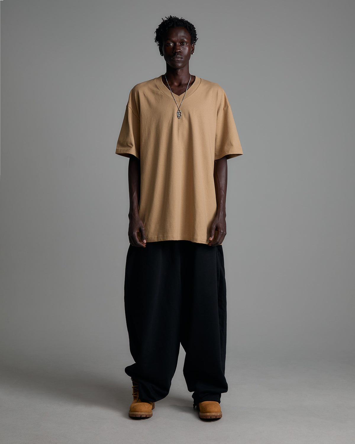 6.2oz V-Neck Short Sleeve - Large Sizes