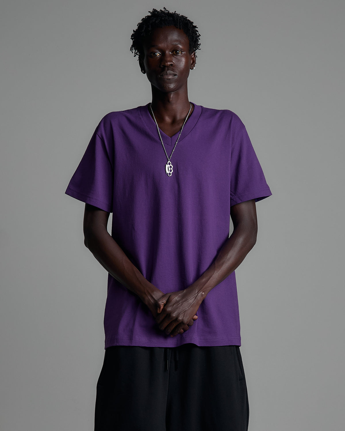 6.2oz V-Neck Short Sleeve - Large Sizes