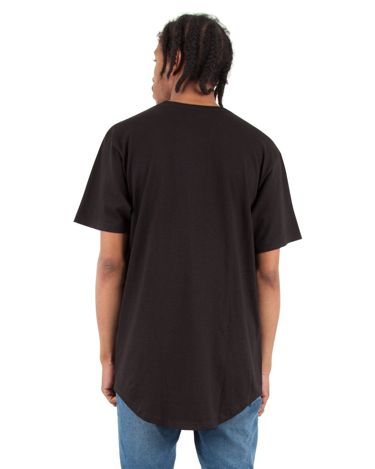 6.0oz Curved Long Tee
