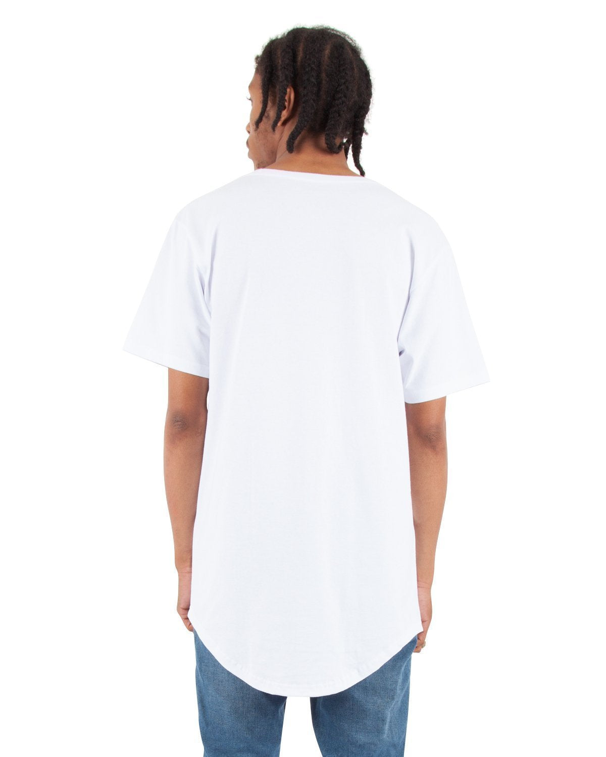 6.0oz Curved Long Tee