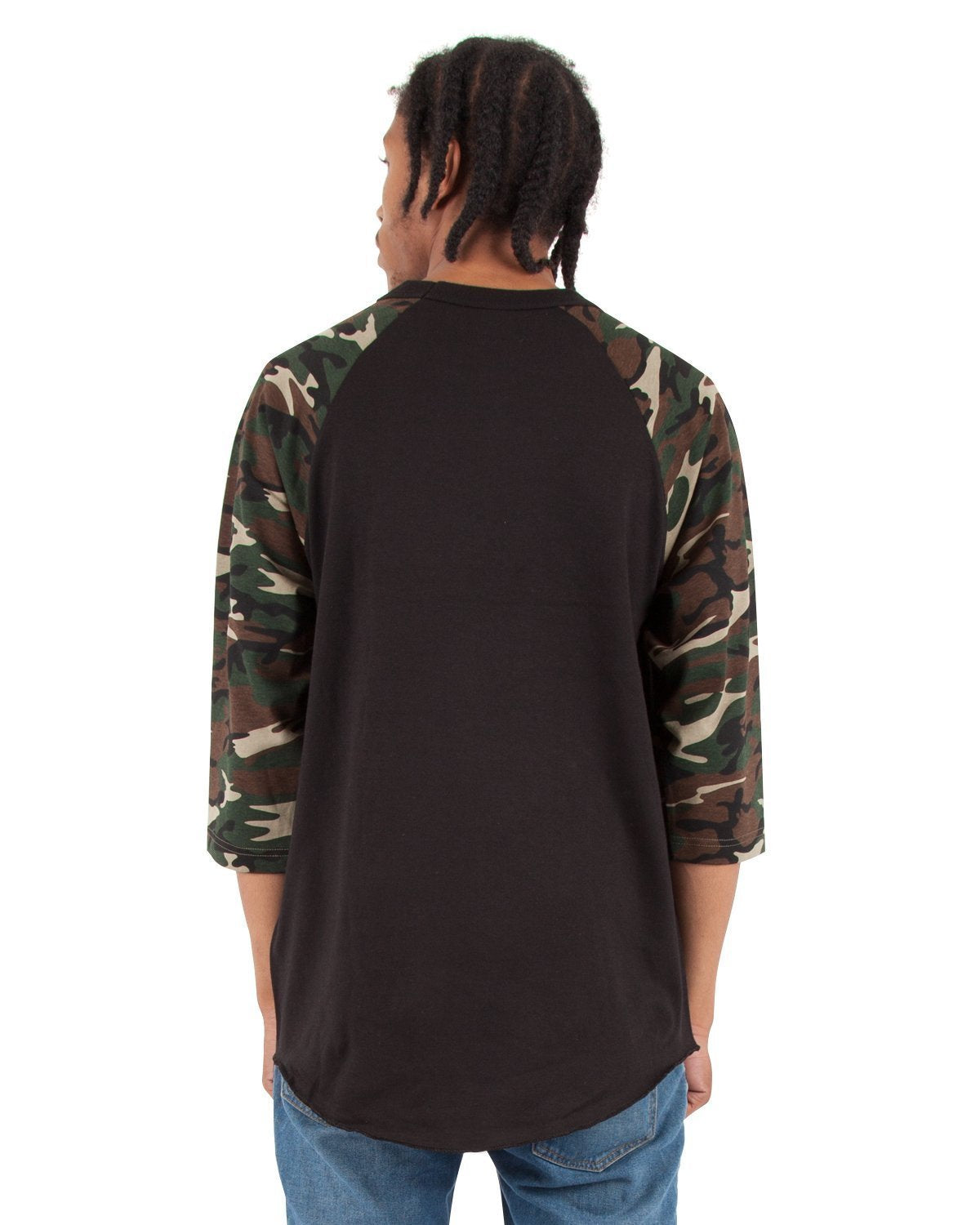 Black and Woodland Camo