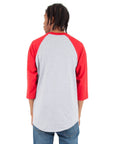 Heather Grey and Red