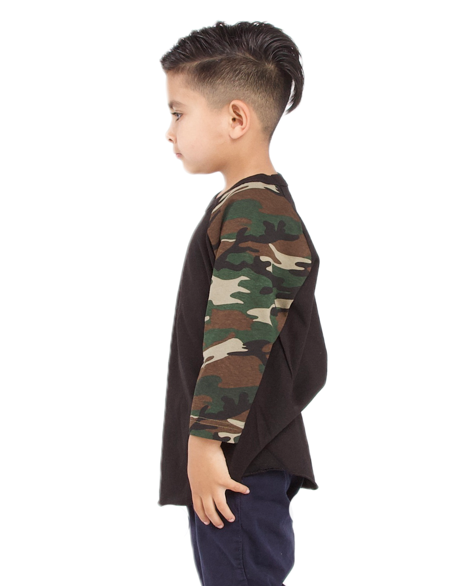 Black and Camo Green