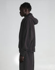 Cropped Double Zip Hoodie
