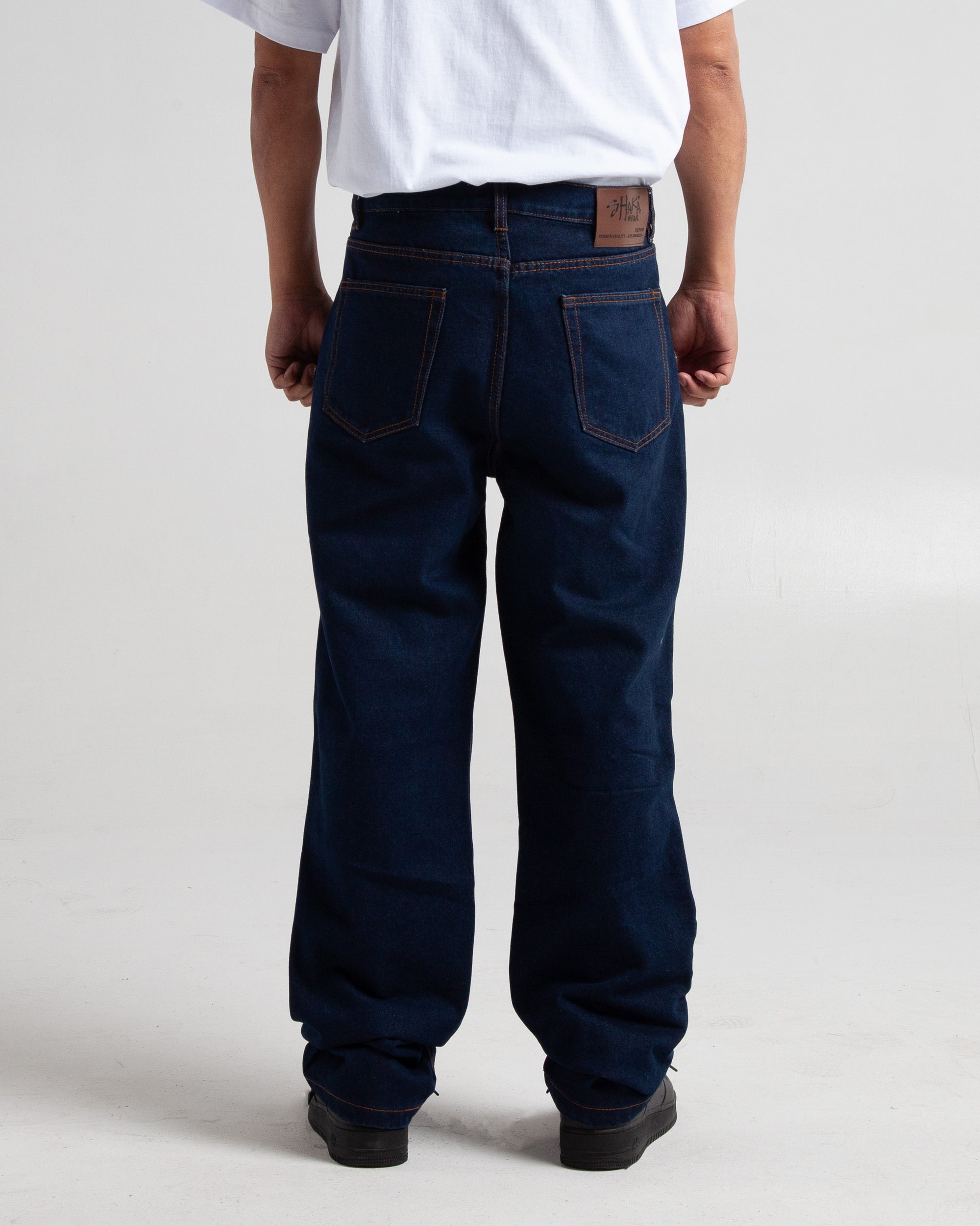 Stone Washed Dark Blue