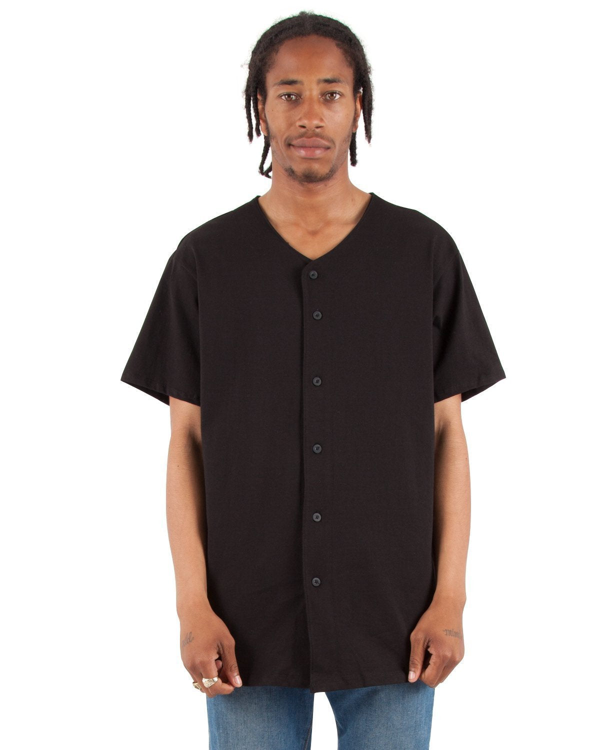 7.5 oz Baseball Jersey XL / Black