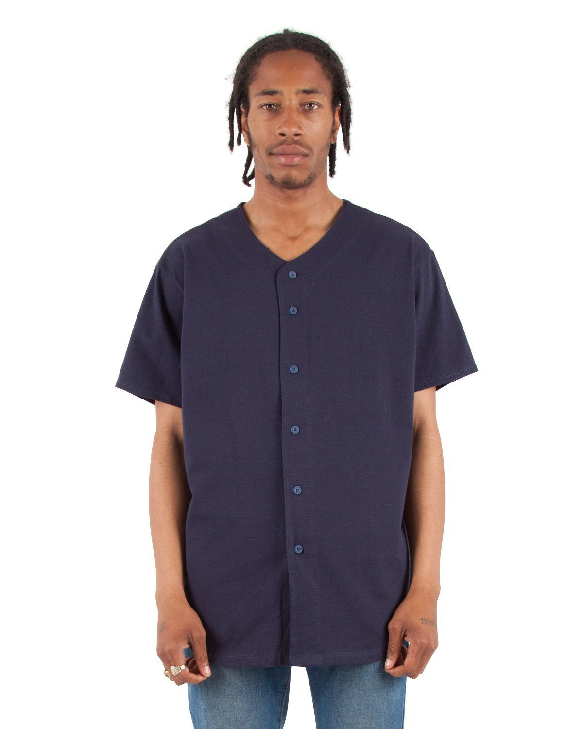 7.5 oz Baseball Jersey XL / Navy