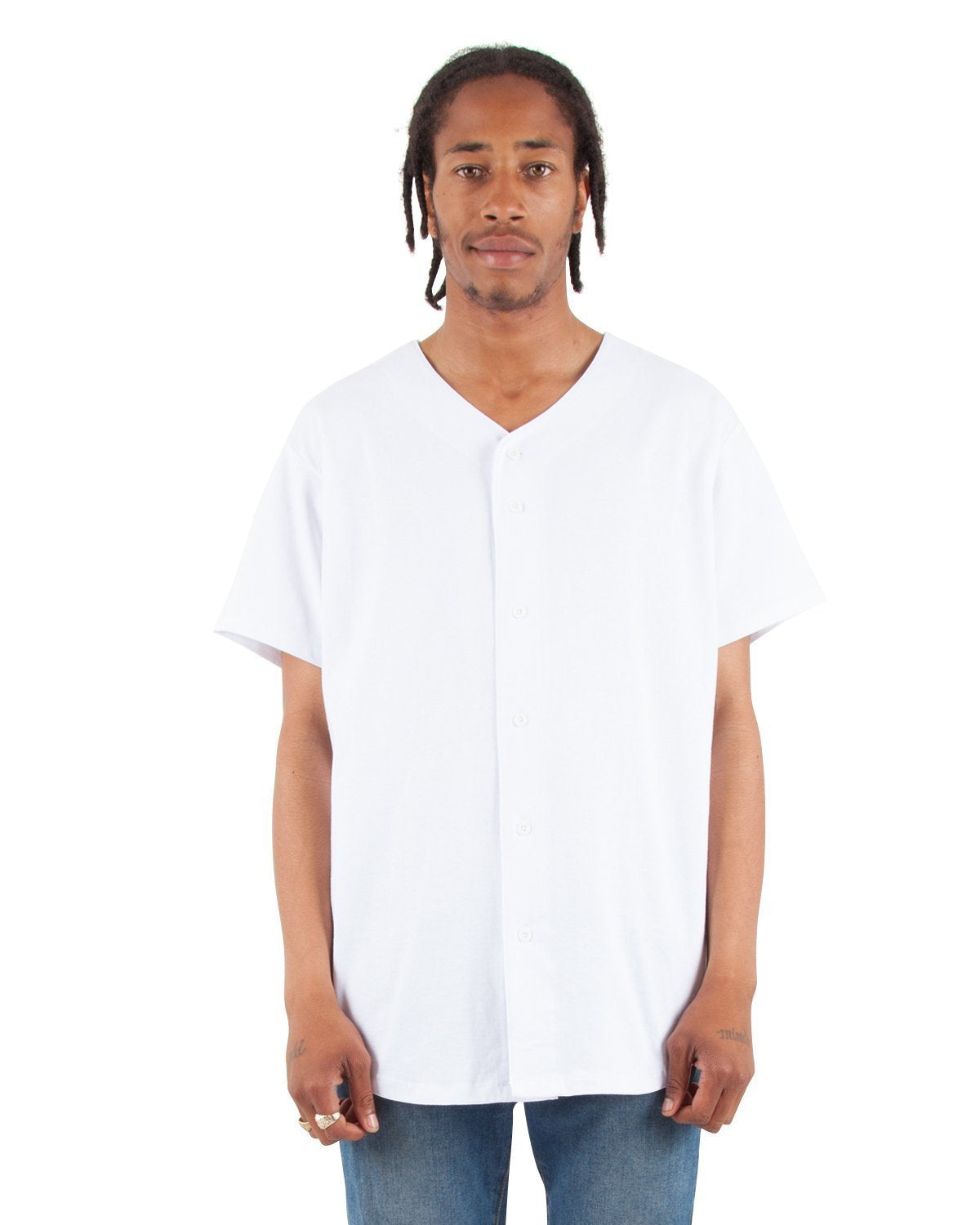 7.5 oz Baseball Jersey XL / White