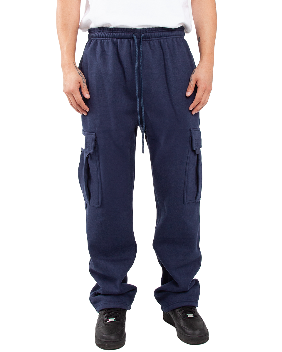Logo Fleece Cargo Pants