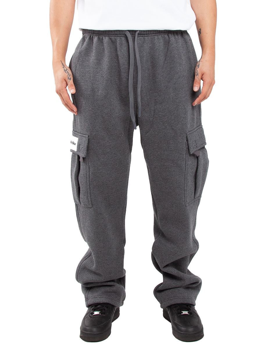 Logo Fleece Cargo Pants