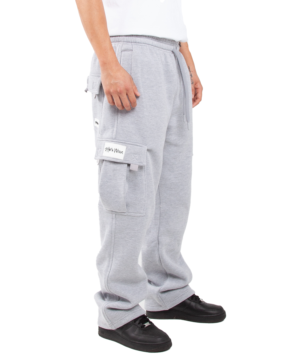 Logo Fleece Cargo Pants