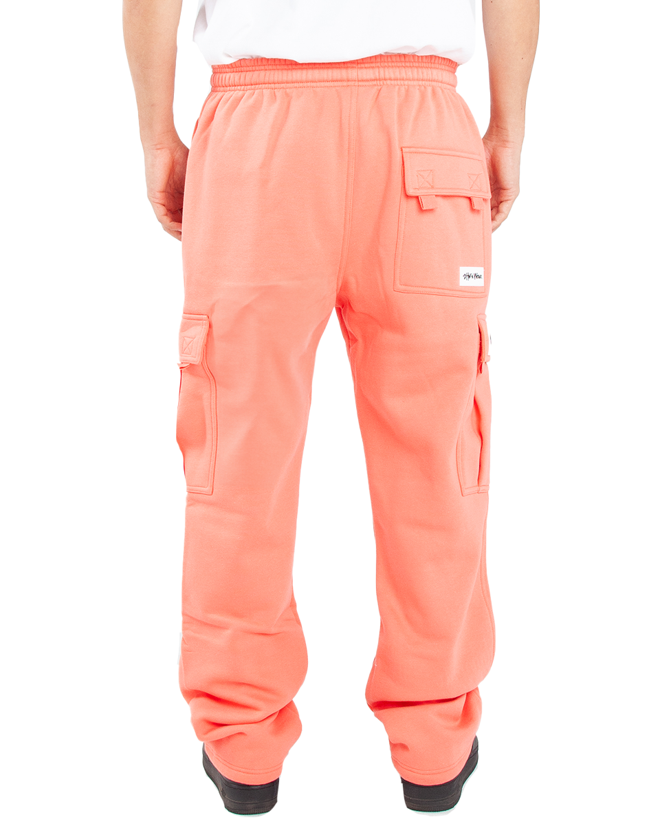 Logo Fleece Cargo Pants