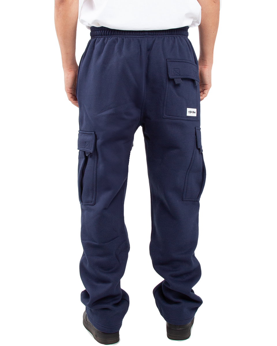 Logo Fleece Cargo Pants