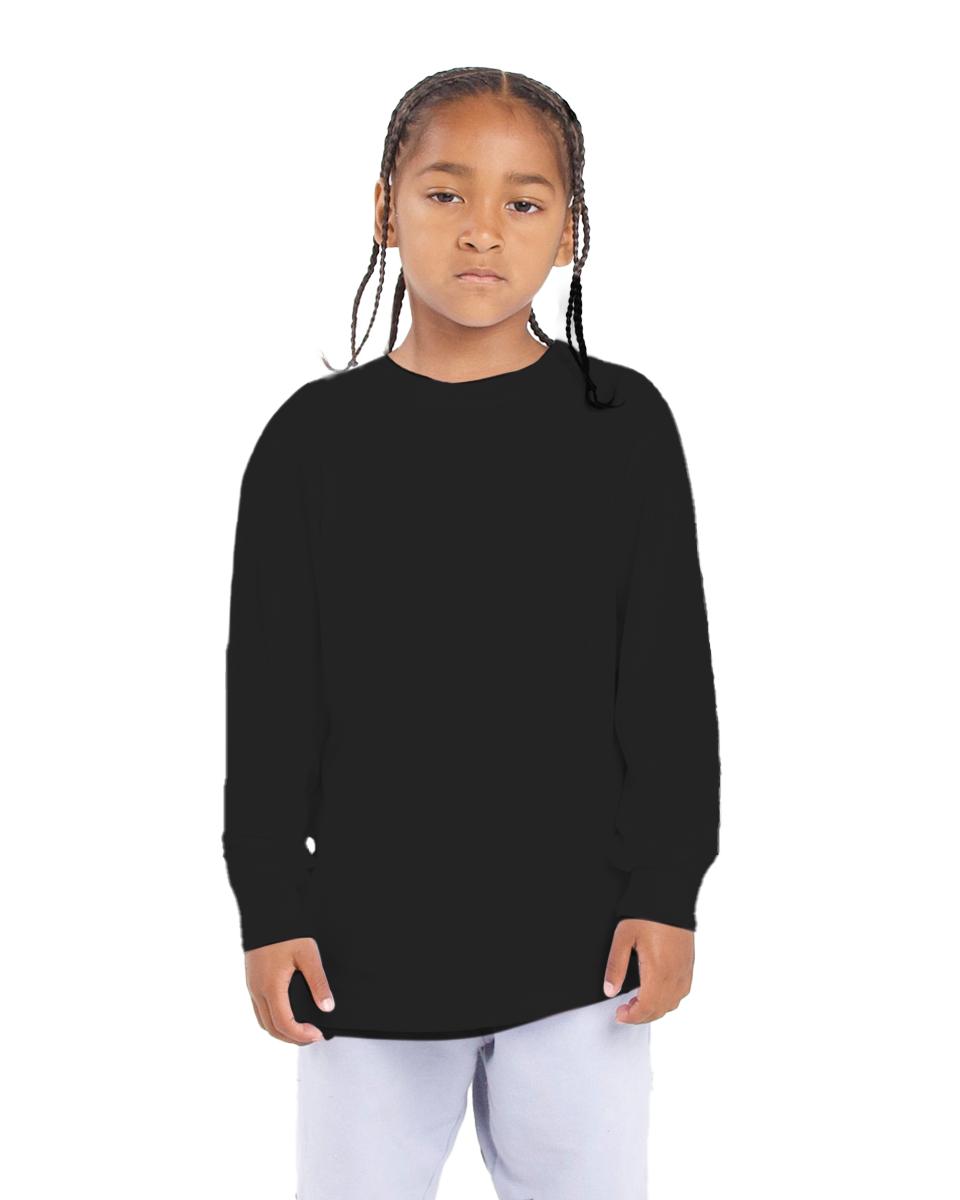 6.0 oz Kids&#39; Crew Long Sleeve