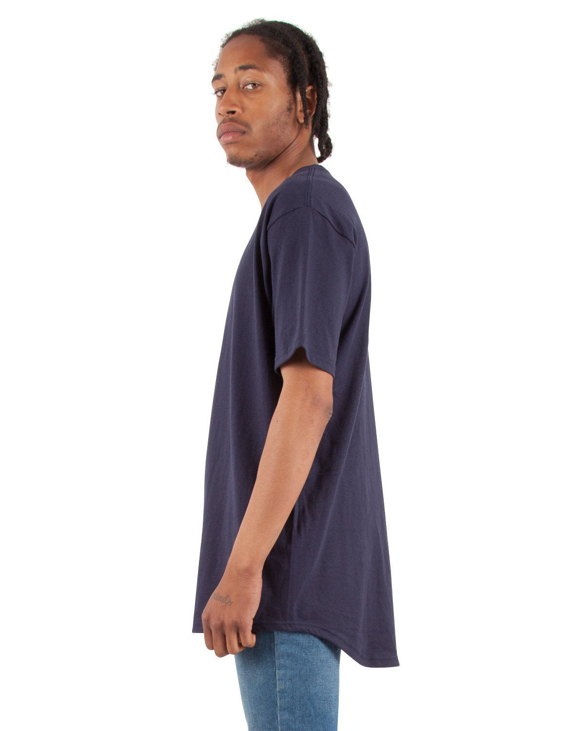 6.0oz Curved Long Tee