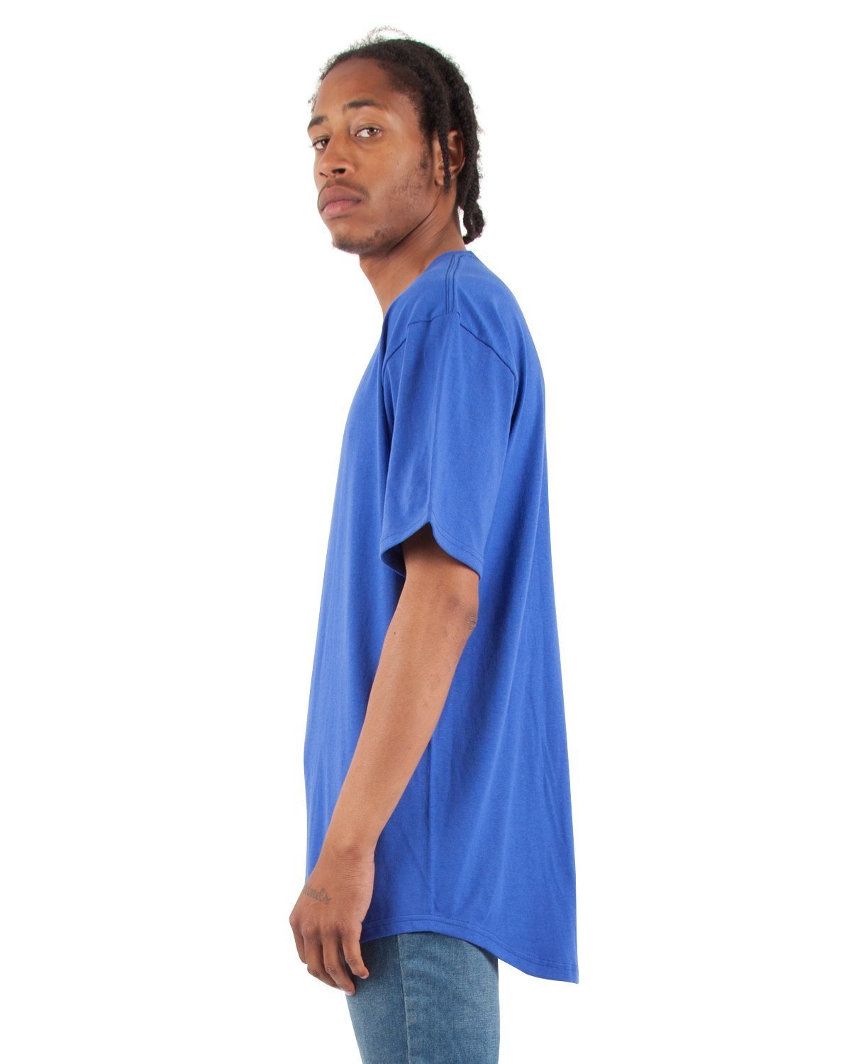 6.0oz Curved Long Tee