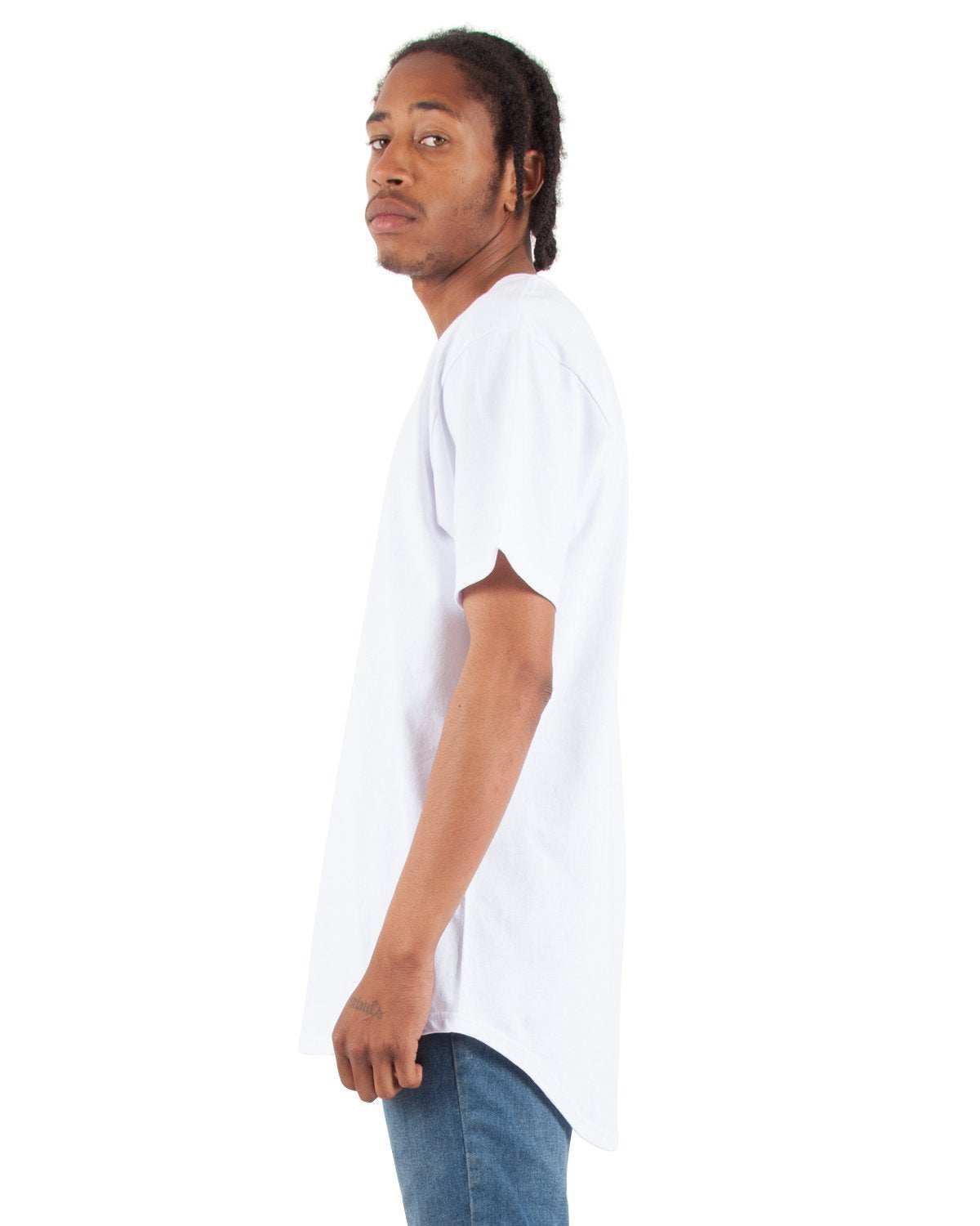 6.0oz Curved Long Tee