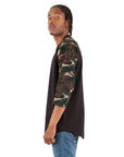 Black and Woodland Camo