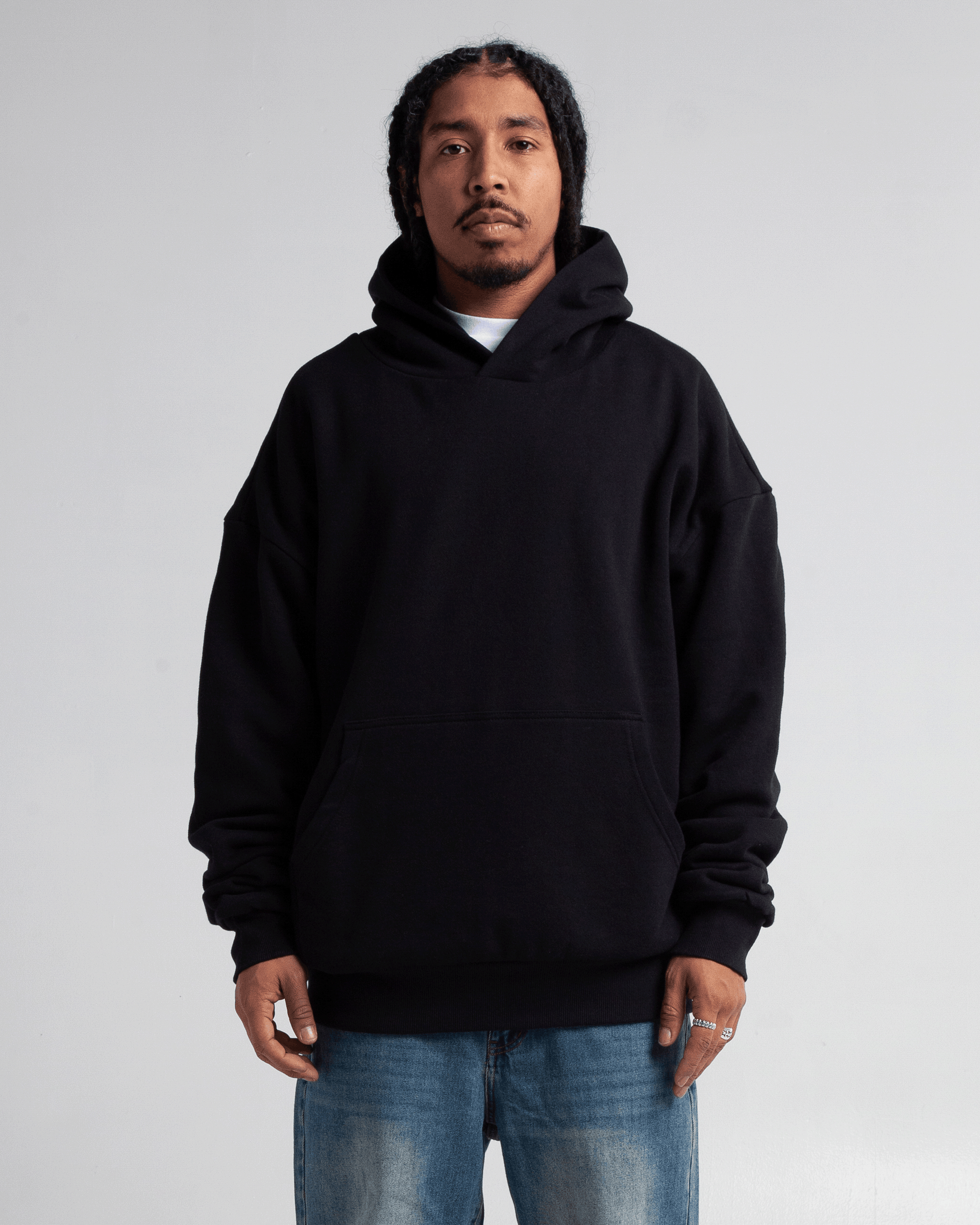 Garment Dye Double Layer Reversible Hoodie