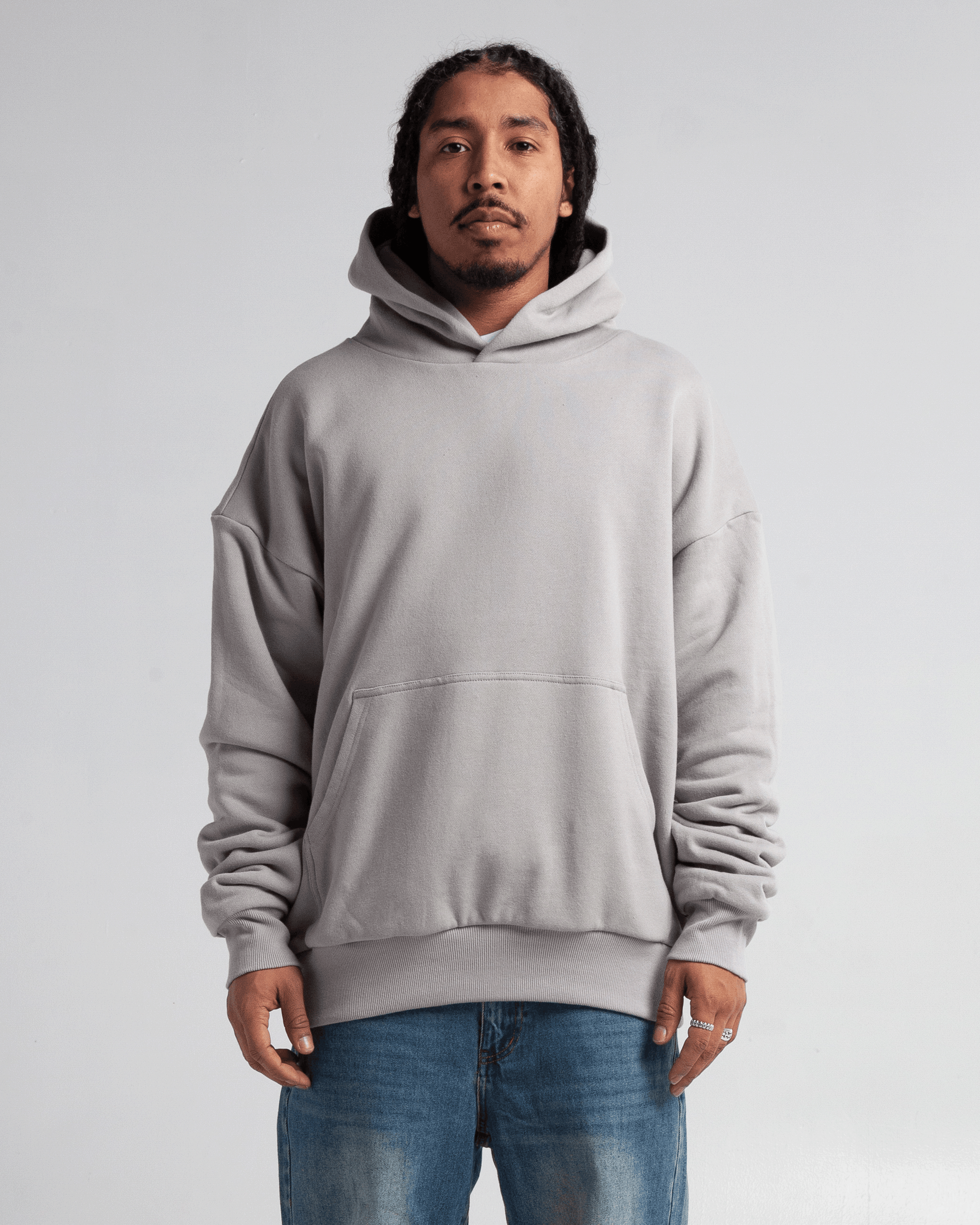 Garment Dye Double Layer Reversible Hoodie