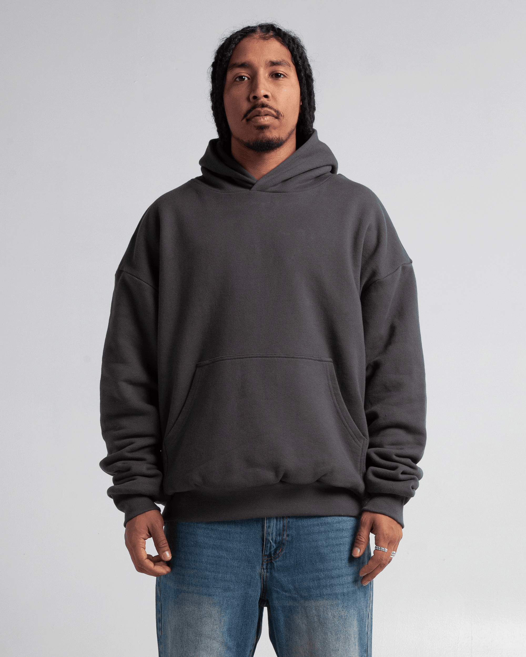 Garment Dye Double Layer Reversible Hoodie