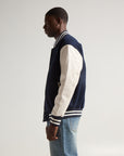 Navy and White