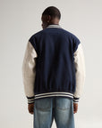 Navy and White