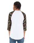 White and Camo Green