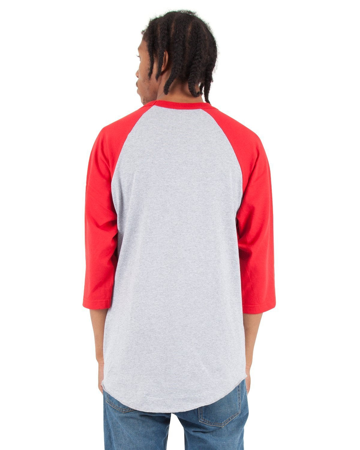 Heather Grey and Red