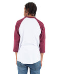 White and Burgundy