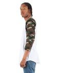 White and Camo Green