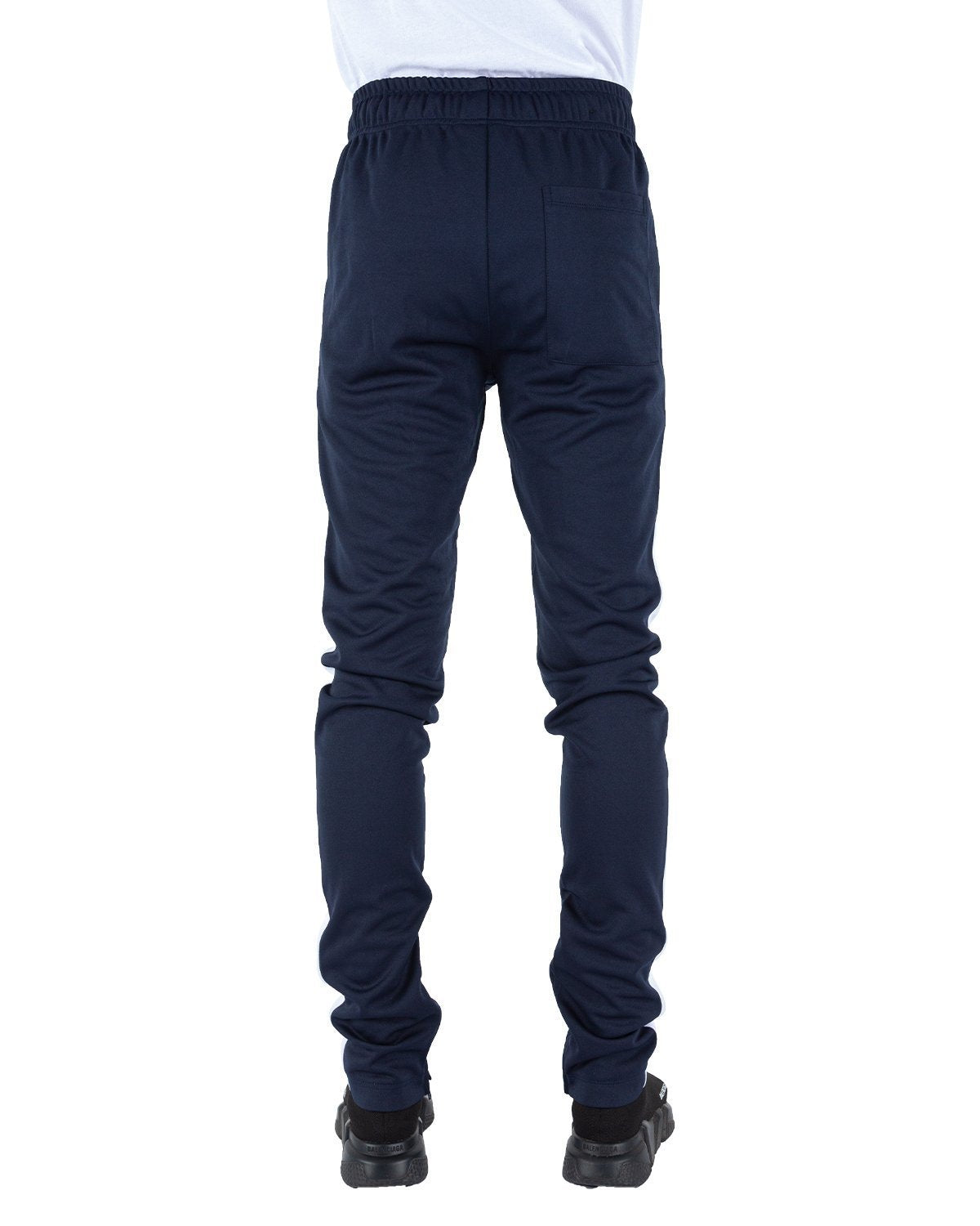 Navy and White