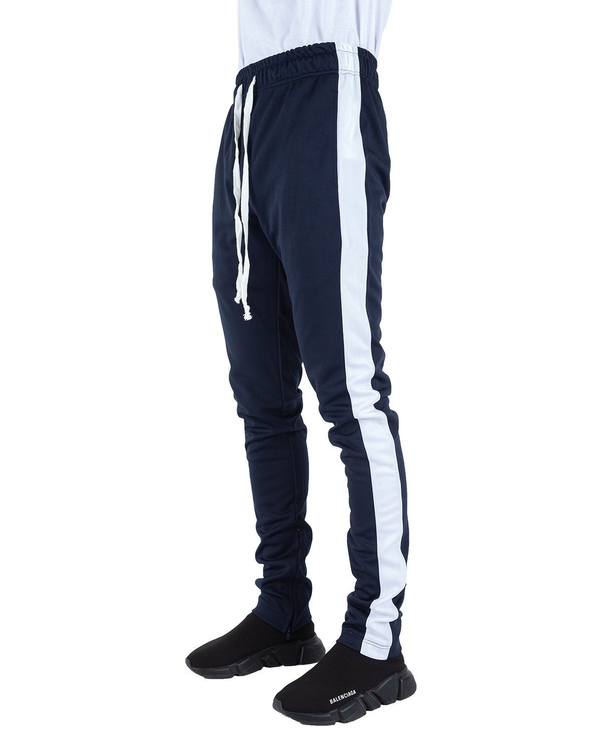 Navy and White